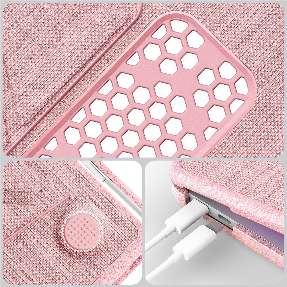For MacBook Neo 13 inch (2026) Kickstand Case Laptop Cover with Logo View