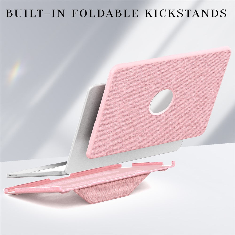 For MacBook Neo 13 inch (2026) Kickstand Case Laptop Cover with Logo View