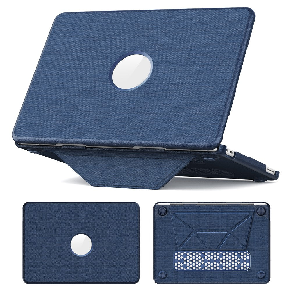 For MacBook Neo 13 inch (2026) Kickstand Case Laptop Cover with Logo View