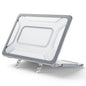 For MacBook Neo 13 inch (2026) Protective Case with Metal Kickstand Honeycomb Cooling Design PC+TPU Laptop Cover