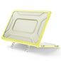 For MacBook Neo 13 inch (2026) Protective Case with Metal Kickstand Honeycomb Cooling Design PC+TPU Laptop Cover