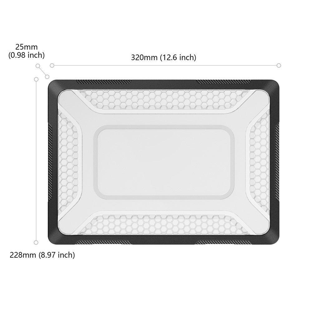 Protective Case with Metal Kickstand for MacBook Pro 14 inch (2026) / (2025) / (2024) / (2023) / (2022) / (2021) Honeycomb Cooling Design PC+TPU Laptop Cover
