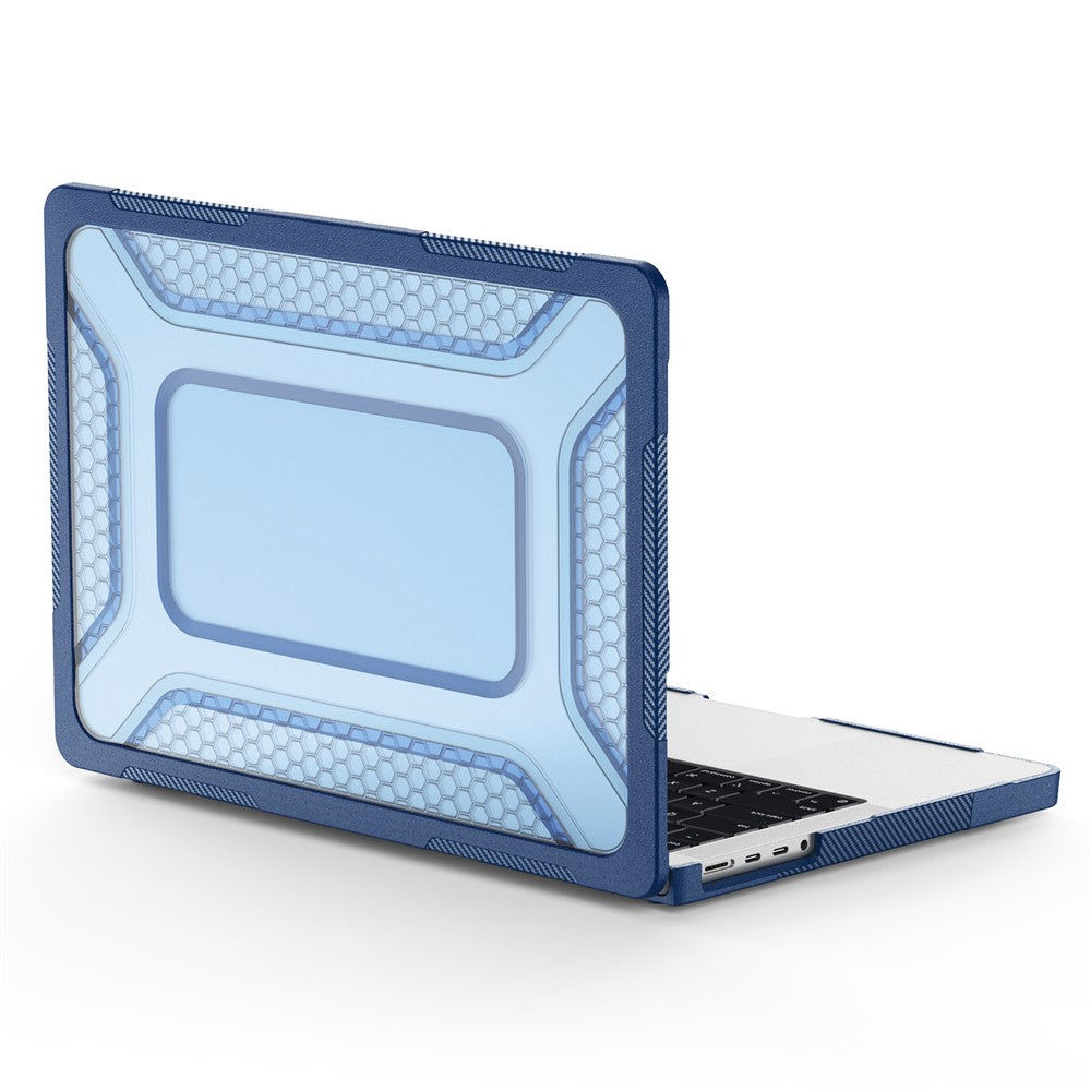Protective Case with Metal Kickstand for MacBook Pro 14 inch (2026) / (2025) / (2024) / (2023) / (2022) / (2021) Honeycomb Cooling Design PC+TPU Laptop Cover