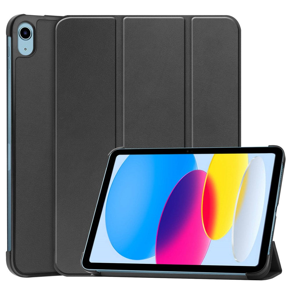 Schutzhülle aus PU-Leder für iPad (2025) / 10.9 (2022) mit Aufstellfunktion & Auto Wake/Sleep
