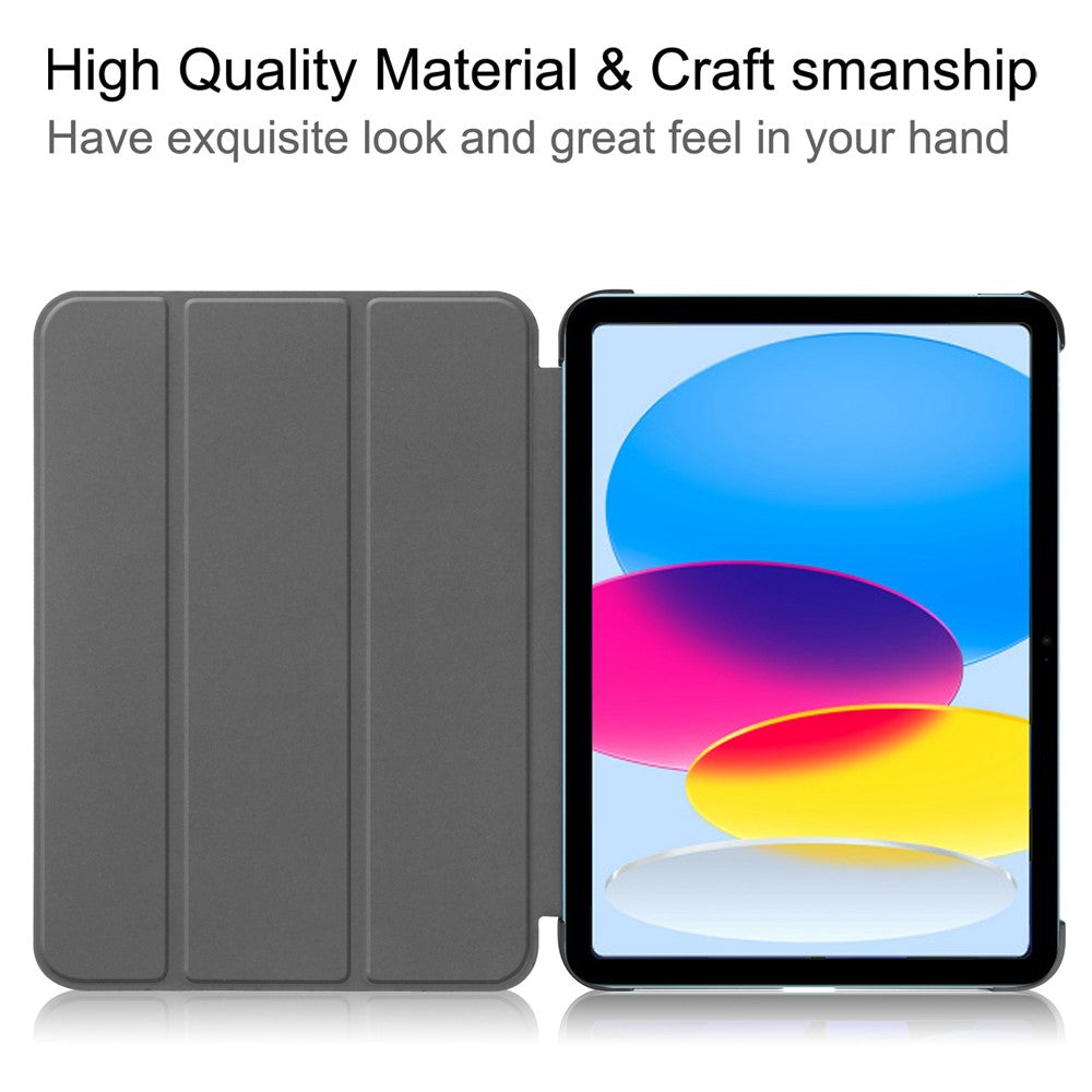 Schutzhülle aus PU-Leder für iPad (2025) / 10.9 (2022) mit Aufstellfunktion & Auto Wake/Sleep