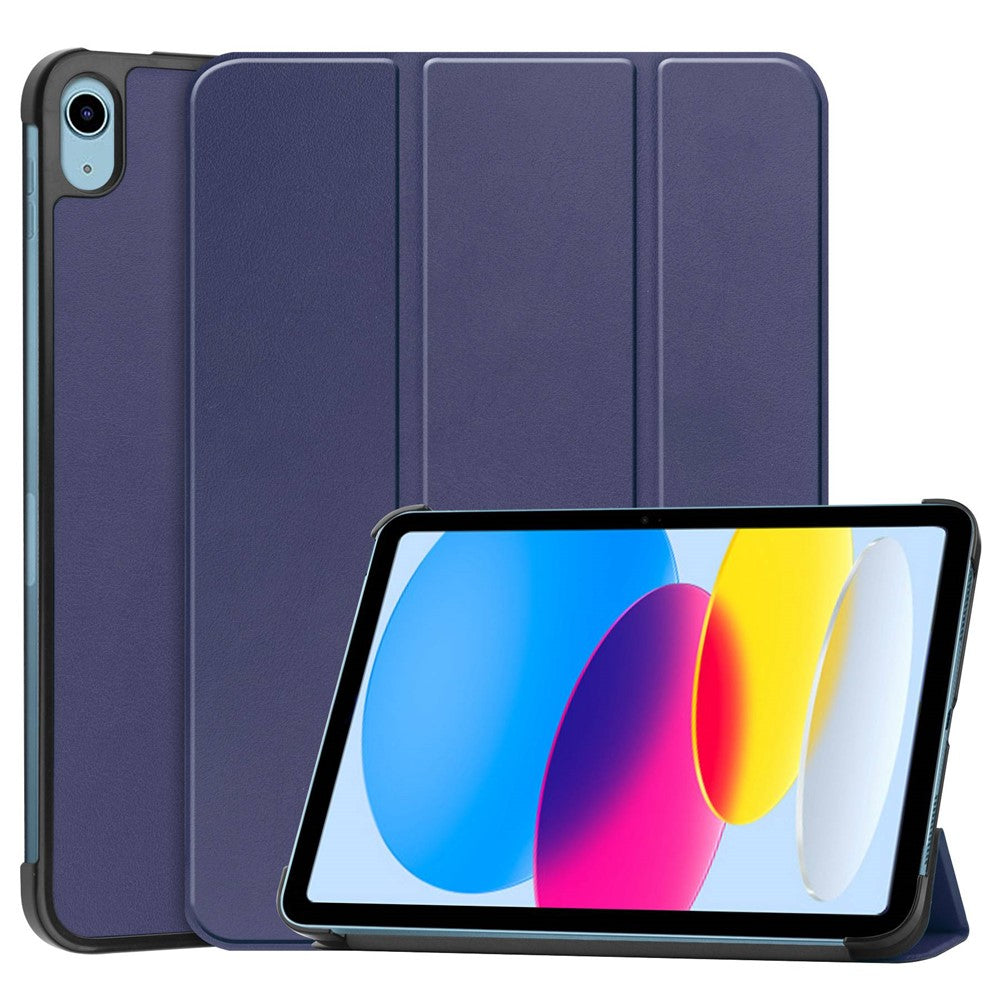 Schutzhülle aus PU-Leder für iPad (2025) / 10.9 (2022) mit Aufstellfunktion & Auto Wake/Sleep