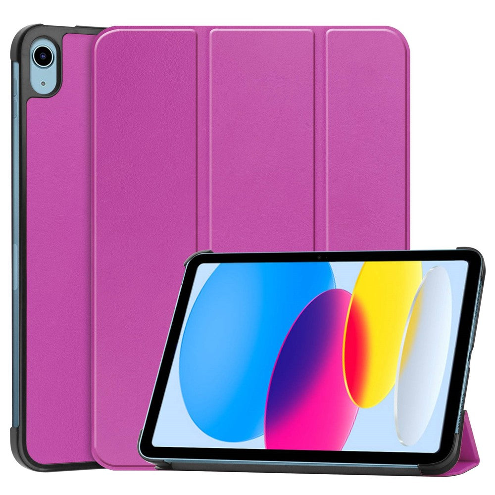 Schutzhülle aus PU-Leder für iPad (2025) / 10.9 (2022) mit Aufstellfunktion & Auto Wake/Sleep