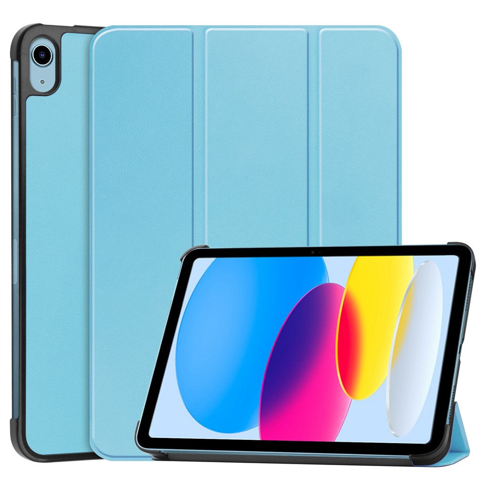 Schutzhülle aus PU-Leder für iPad (2025) / 10.9 (2022) mit Aufstellfunktion & Auto Wake/Sleep