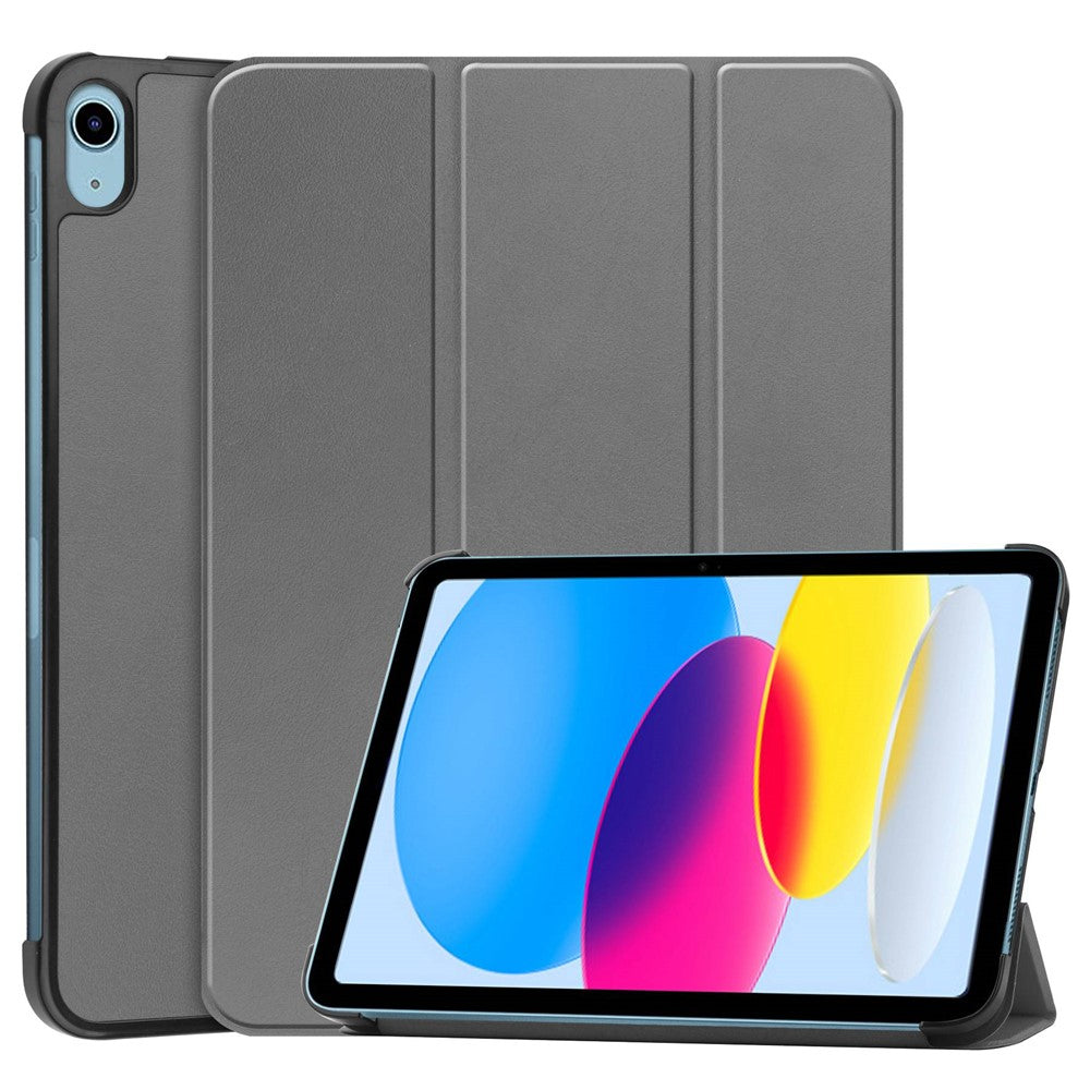 Schutzhülle aus PU-Leder für iPad (2025) / 10.9 (2022) mit Aufstellfunktion & Auto Wake/Sleep