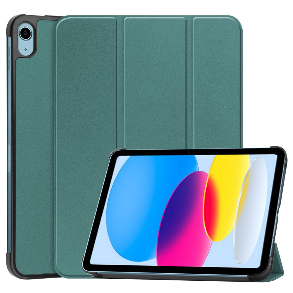 Schutzhülle aus PU-Leder für iPad (2025) / 10.9 (2022) mit Aufstellfunktion & Auto Wake/Sleep