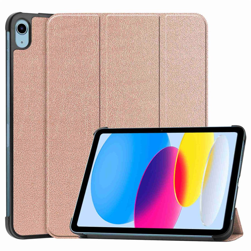 Schutzhülle aus PU-Leder für iPad (2025) / 10.9 (2022) mit Aufstellfunktion & Auto Wake/Sleep