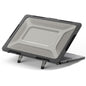 For MacBook Air 13 inch (2026) A3449 / (2025) A3240 / (2024) A3113 / (2022) A2681 Protective Case Anti-Scratch Laptop Hard PC Case with Kickstand