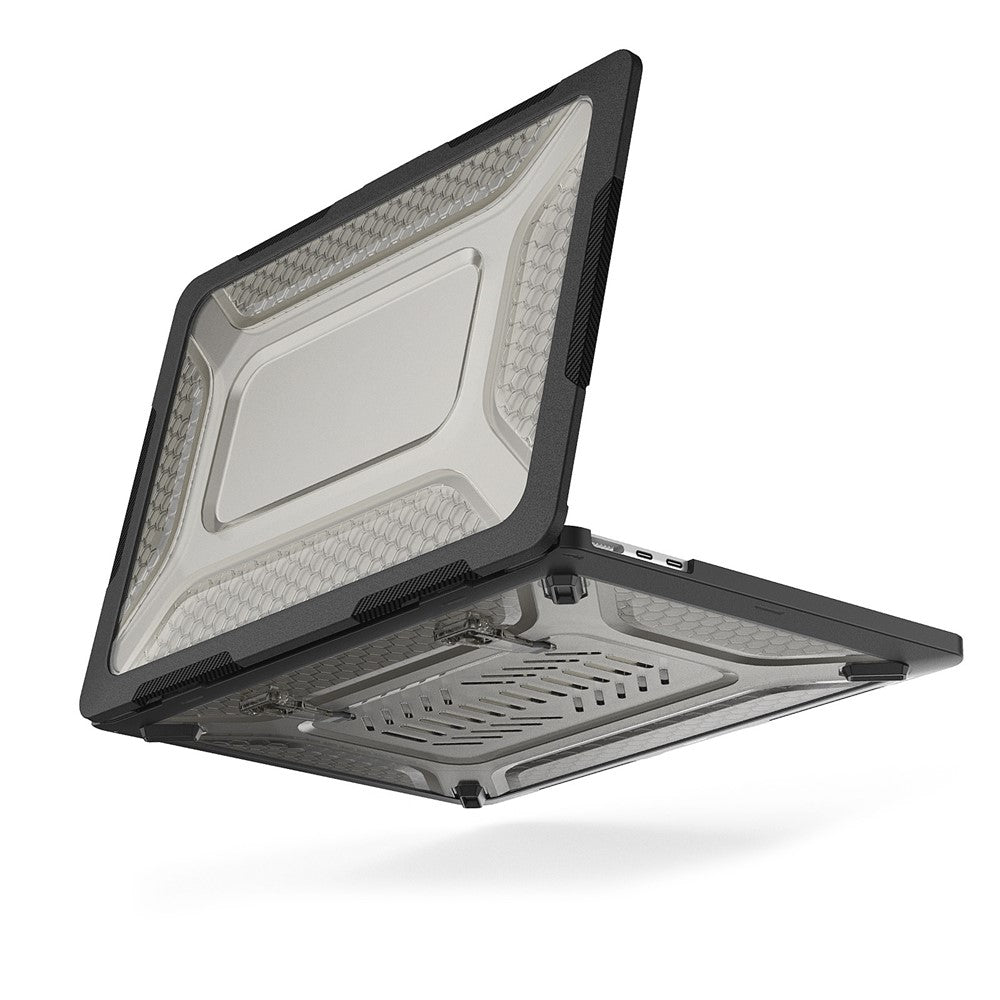 For MacBook Air 13 inch (2026) A3449 / (2025) A3240 / (2024) A3113 / (2022) A2681 Protective Case Anti-Scratch Laptop Hard PC Case with Kickstand