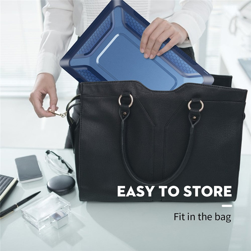 For MacBook Pro 16 inch (2019) A2141 Laptop Cover Dual Layer Hard PC Soft TPU Shell Case with Kickstand