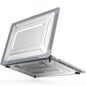 For MacBook Pro 16 inch (2019) A2141 Laptop Cover Dual Layer Hard PC Soft TPU Shell Case with Kickstand