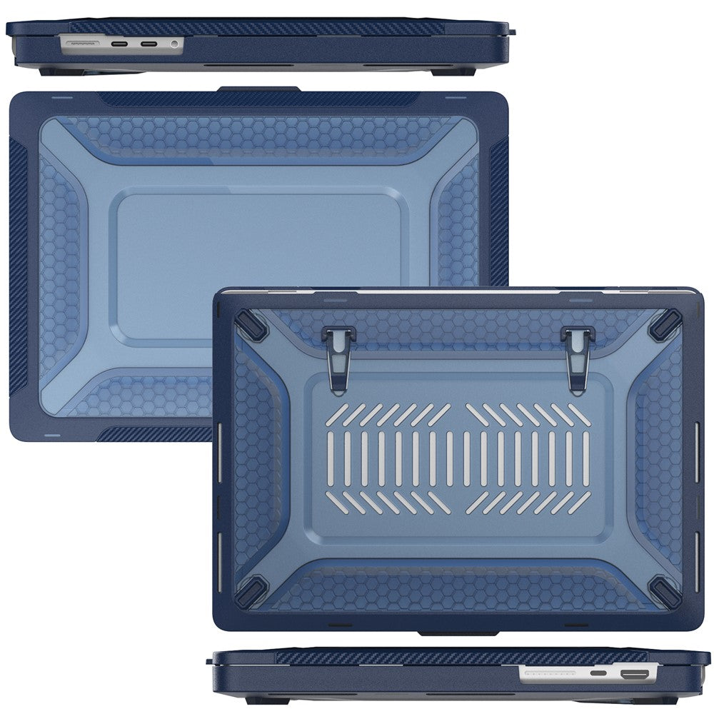 For MacBook Pro 16 inch (2026) A3429 A3428 / (2025) A3186 A3403 / (2024) A2991 / (2023) A2780 / (2021) A2485 M1 Pro / M1 Max Laptop Case Kickstand Hard PC Cover