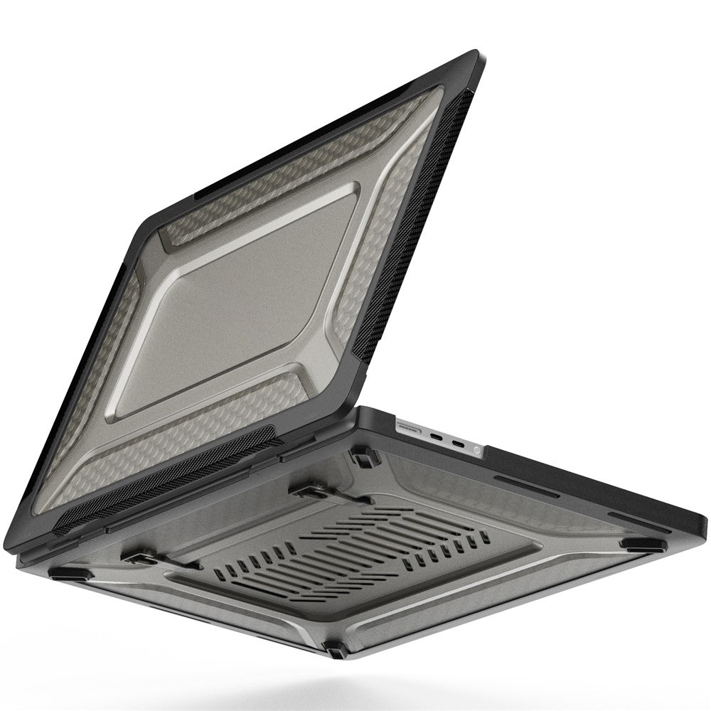 For MacBook Pro 16 inch (2026) A3429 A3428 / (2025) A3186 A3403 / (2024) A2991 / (2023) A2780 / (2021) A2485 M1 Pro / M1 Max Laptop Case Kickstand Hard PC Cover