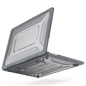 For MacBook Air 13 inch (2026) A3449 / (2025) A3240 / (2024) A3113 / (2022) A2681 Heat Dissipation Laptop Case Shockproof Hard PC Soft TPU Kickstand Cover