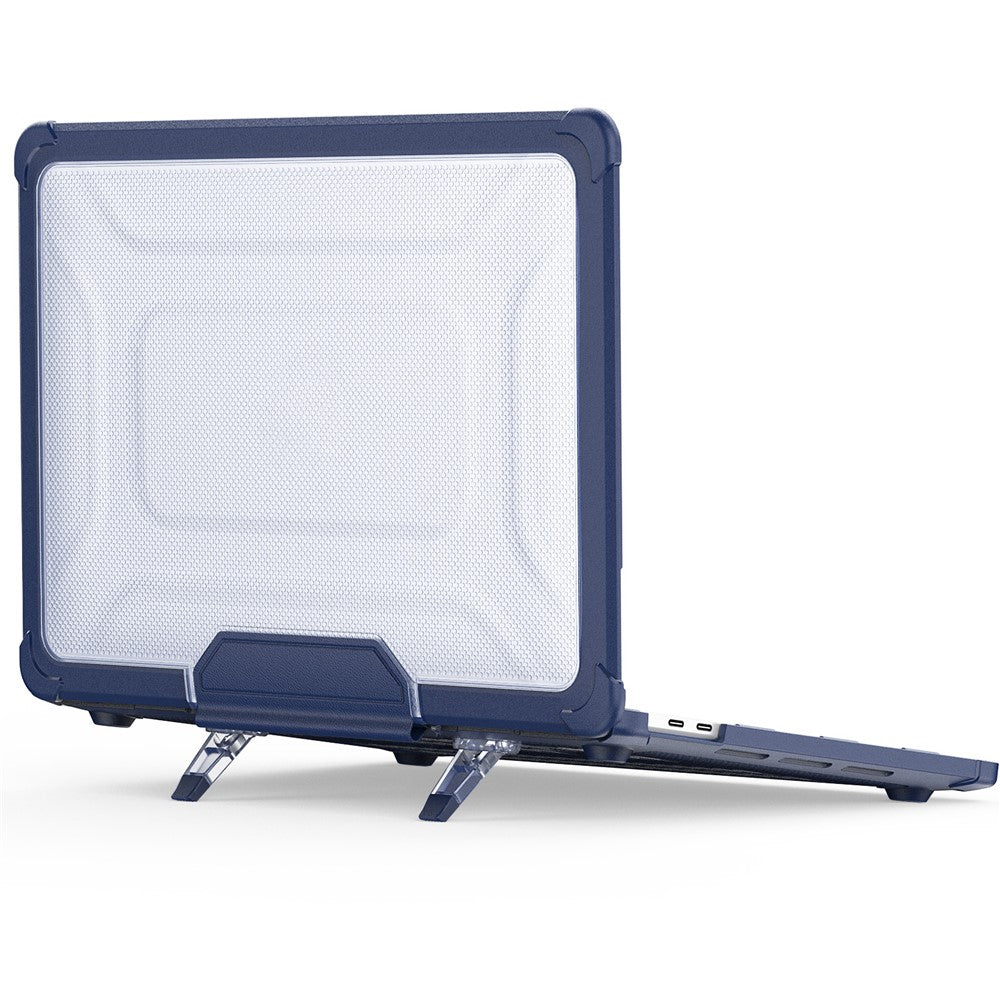 For MacBook Pro 13 inch (2018) / (2020) / (2022) (A2338 M1 / M2 A2289 A2251 A2159 A1989 A1706 A1708) PC+TPU Laptop Case