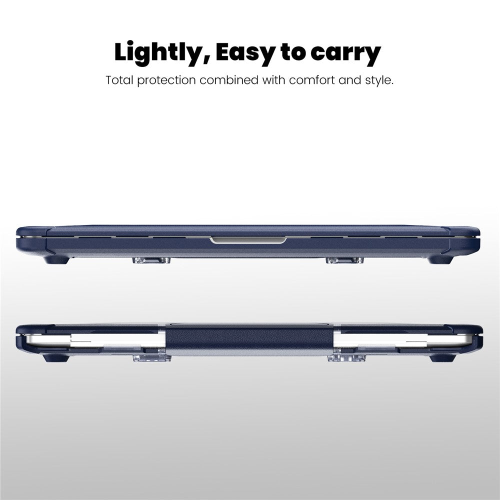 For MacBook Pro 13 inch (2018) / (2020) / (2022) (A2338 M1 / M2 A2289 A2251 A2159 A1989 A1706 A1708) PC+TPU Laptop Case