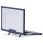 For MacBook Pro 16 inch (2026) A3429 A3428 / (2025) A3186 A3403 / (2024) A2991 / (2023) A2780 / (2021) A2485 Anti-Slip Laptop Case Heat Dissipation PC+TPU Kickstand Cover