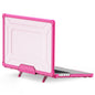 For MacBook Pro 16 inch (2026) A3429 A3428 / (2025) A3186 A3403 / (2024) A2991 / (2023) A2780 / (2021) A2485 Anti-Slip Laptop Case Heat Dissipation PC+TPU Kickstand Cover