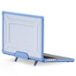 For MacBook Pro 16 inch (2026) A3429 A3428 / (2025) A3186 A3403 / (2024) A2991 / (2023) A2780 / (2021) A2485 Anti-Slip Laptop Case Heat Dissipation PC+TPU Kickstand Cover