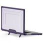 For MacBook Pro 16 inch (2026) A3429 A3428 / (2025) A3186 A3403 / (2024) A2991 / (2023) A2780 / (2021) A2485 Anti-Slip Laptop Case Heat Dissipation PC+TPU Kickstand Cover