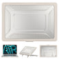 For Macbook Air 15 inch (2026) A3448 / (2025) A3241 / (2024) A311 / (2023) A2941 Anti-Slip Laptop Case Honeycomb Heat Dissipation Kickstand PC+TPU Cover
