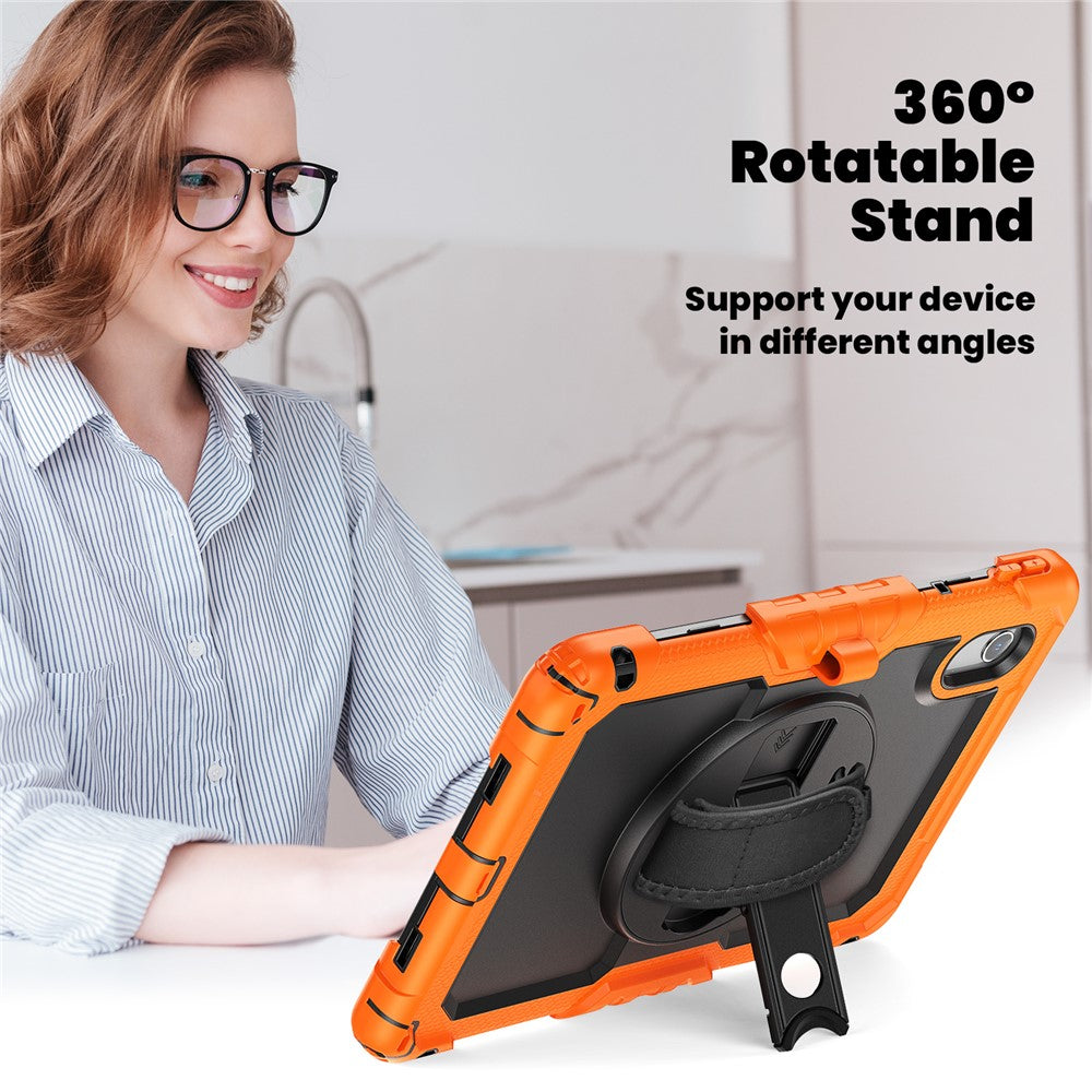 Schutzhülle für Lenovo Xiaoxin Pad 11 2025/2024, Idea Tab, K11 Gen 2, M11, K11 LTE (2024) – Robuste PC+Silikon Hülle mit Ständer & Gurt