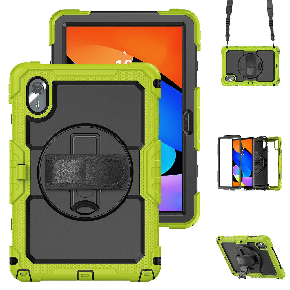 Schutzhülle für Lenovo Xiaoxin Pad 11 2025/2024, Idea Tab, K11 Gen 2, M11, K11 LTE (2024) – Robuste PC+Silikon Hülle mit Ständer & Gurt