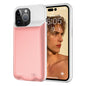 7000mAh Battery Case for iPhone 15 Pro , Rechargeable Power Bank Phone Case