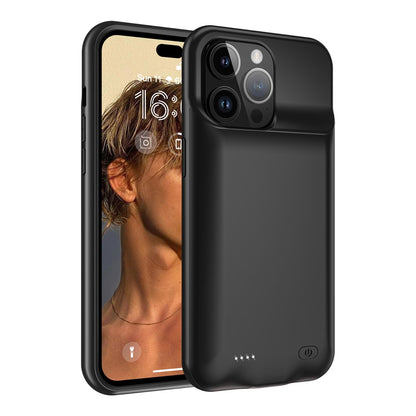 D98 Battery Case for iPhone 15 Pro Max , 8500mAh Extended Rechargeable Charging Phone Case