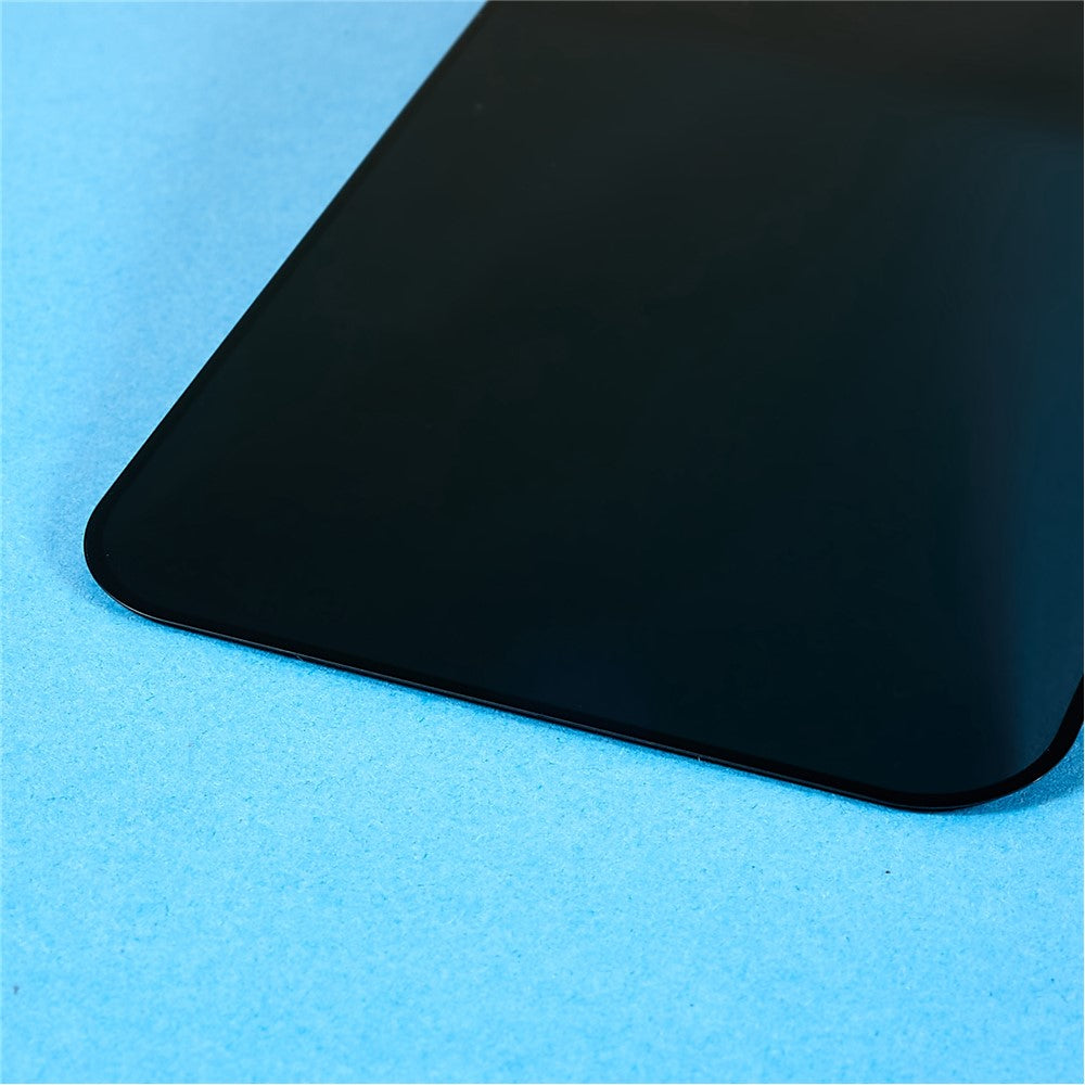 For iPhone 14 6.1 inch Full Covering High Aluminium-silicon Glass Film Anti-peep Privacy Protection Anti-wear Full Glue Silk Printing Tempered Glass Screen Protector