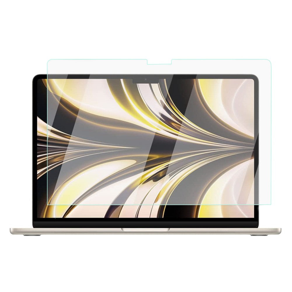 For MacBook Air 13 inch (2026) A3449 / (2025) A3240 / (2024) A3113 / (2022) A2681 Tempered Glass Screen Protector Anti-explosion 0.3mm Arc Edge Full Cover Film