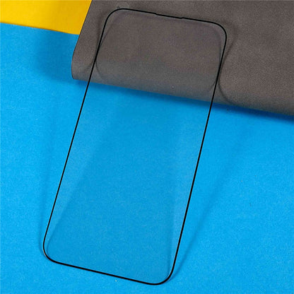 For iPhone 16 Pro Max Full Screen Protector Silk Printing Tempered Glass Film