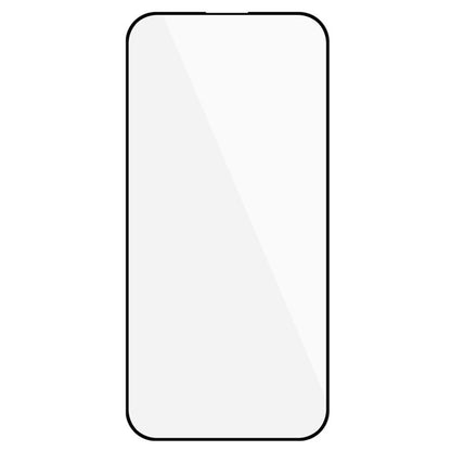 For iPhone 16 Full Screen Protector Silk Printing Tempered Glass Film
