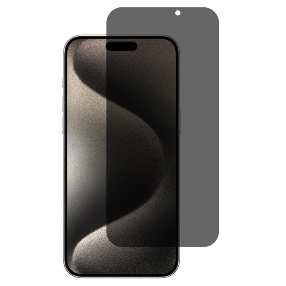 For iPhone 16 Pro Max Tempered Glass Film Anti-Spy Full Coverage Screen Protector