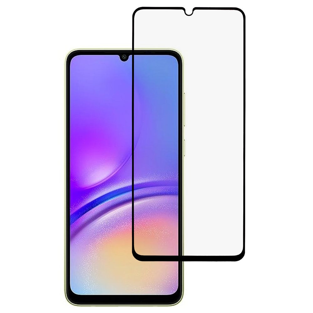 For Samsung Galaxy A06 4G / A06 5G Tempered Glass Screen Protector Full Glue Silk Printing Screen Film