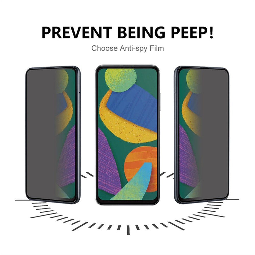For Samsung Galaxy S25 Anti-Spy Tempered Glass Screen Protector Full Covering Scratch-Resistant Film