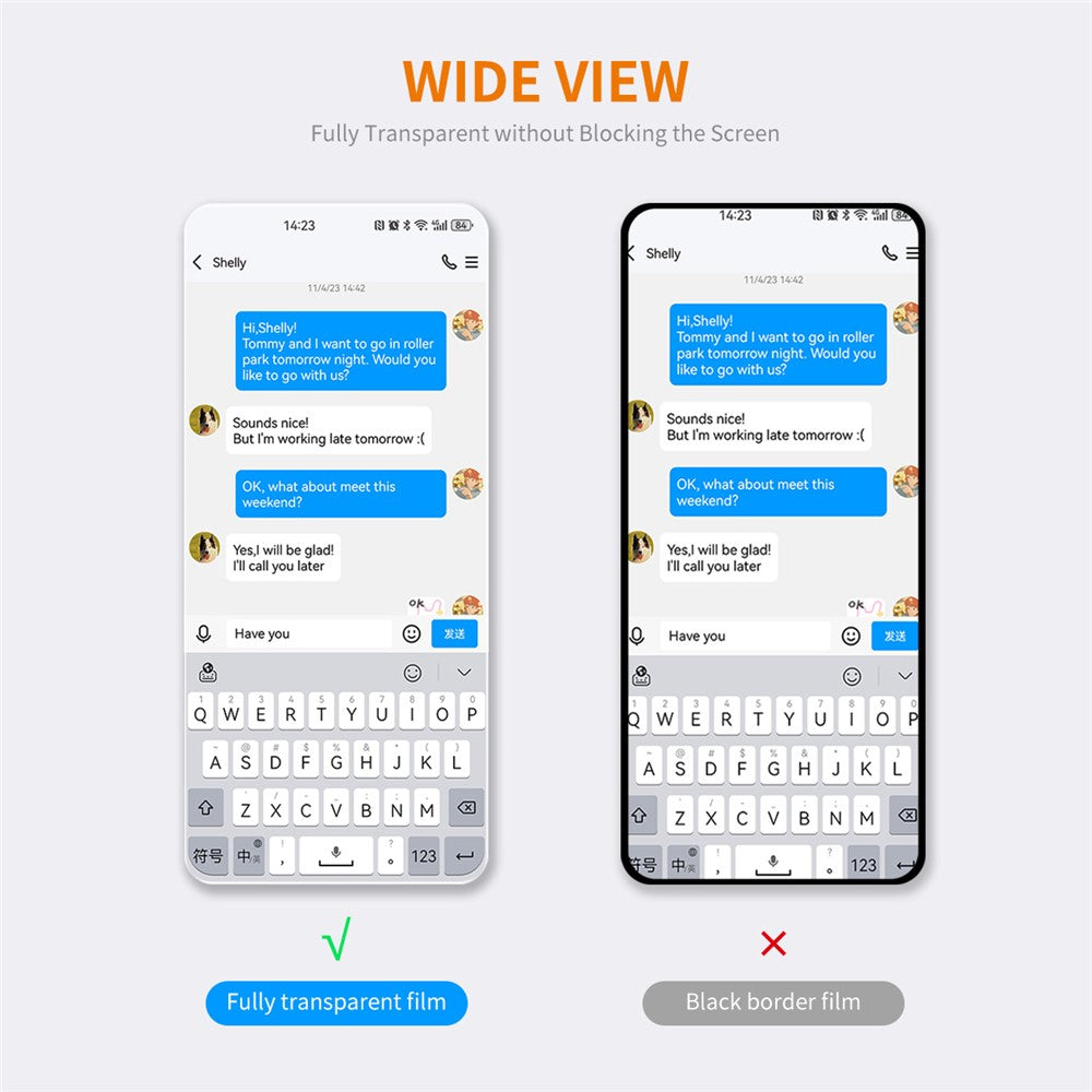 ENKAY HAT PRINCE Displayschutzfolie für Samsung Galaxy A36 5G / A56 5G – 2 Stück, 9H Härte, Glasfolie