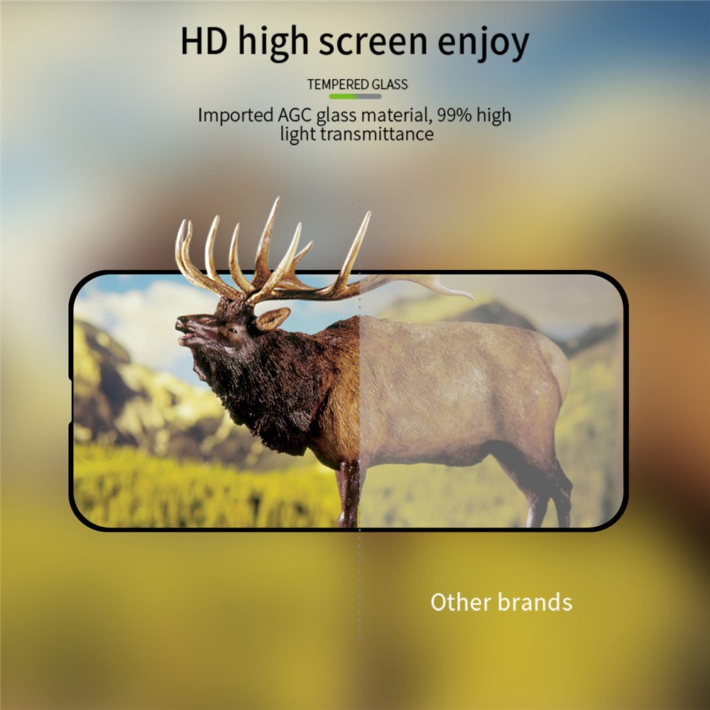 MOFI JK Series-1 for iPhone 17e / 16e Screen Protector Anti-Explosion 9H Hardness Full Cover Screen Film