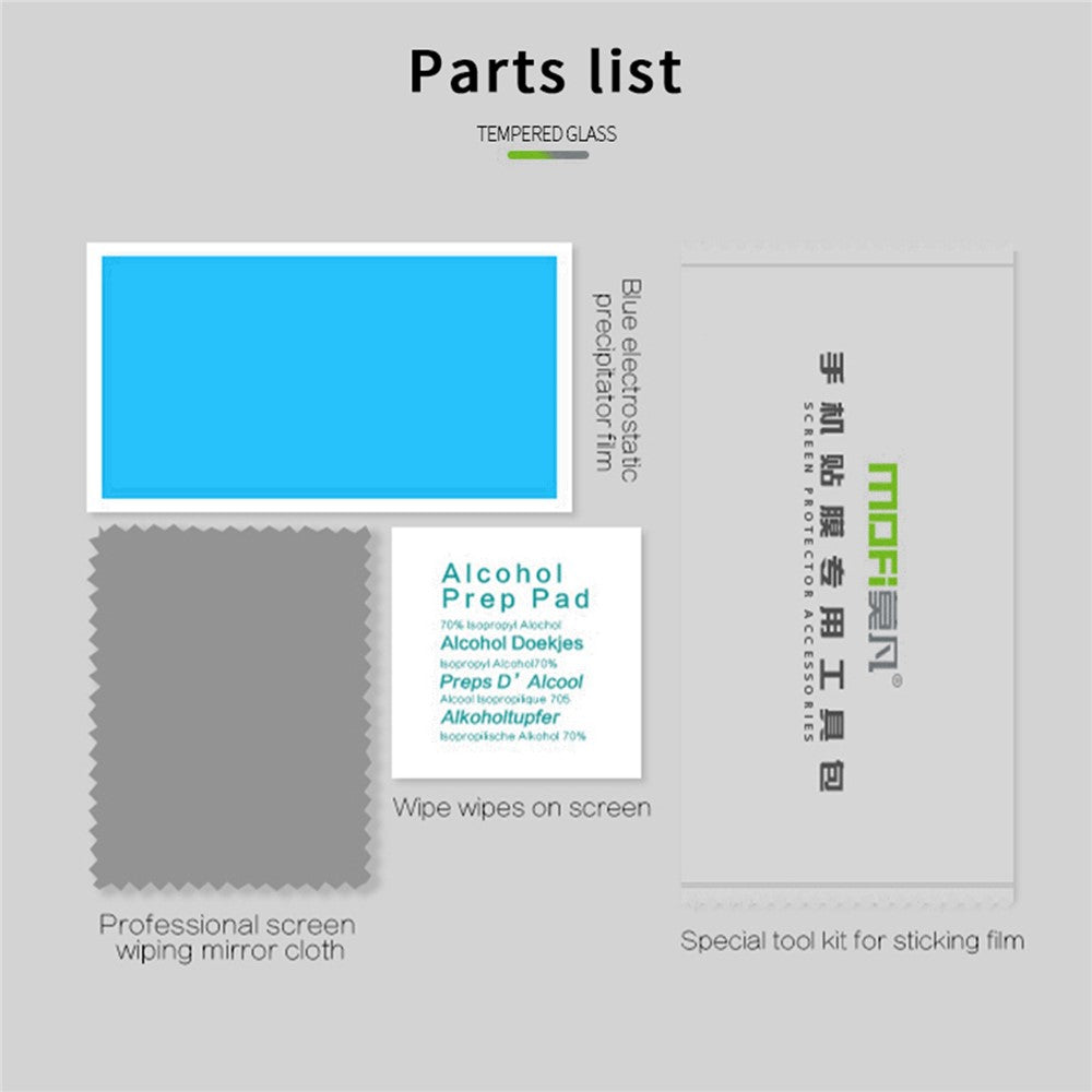 MOFI JK Series-1 for iPhone 17e / 16e Screen Protector Anti-Explosion 9H Hardness Full Cover Screen Film