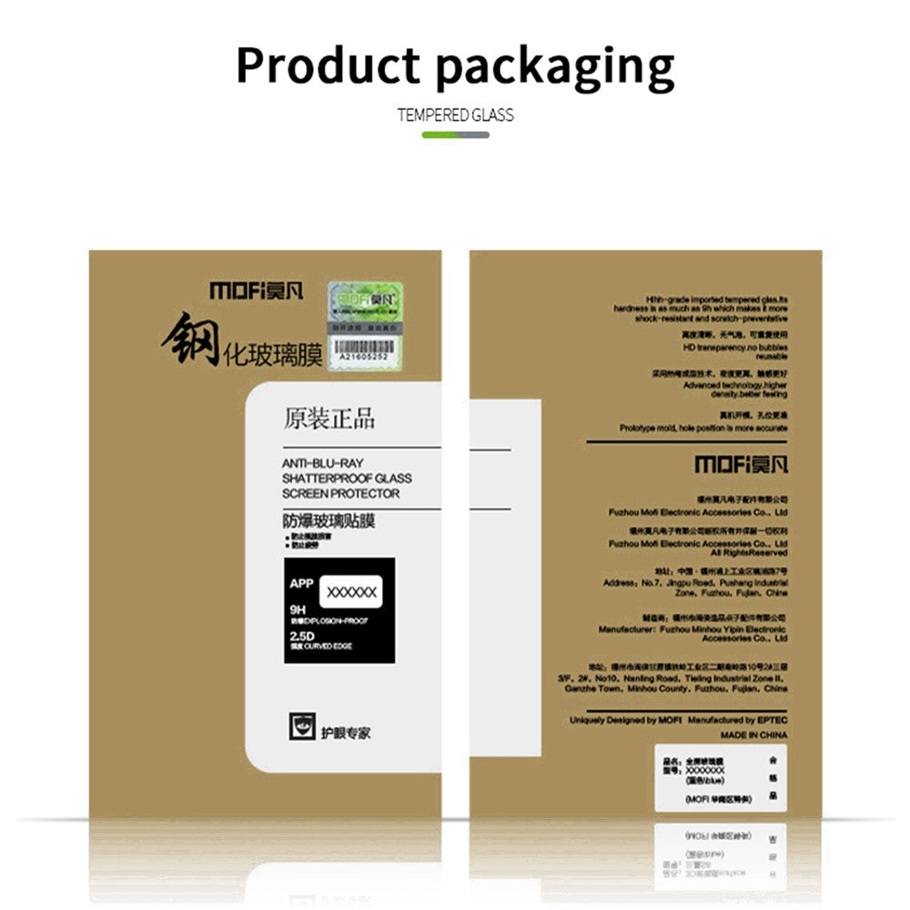 MOFI JK Series-1 for iPhone 17e / 16e Screen Protector Anti-Explosion 9H Hardness Full Cover Screen Film