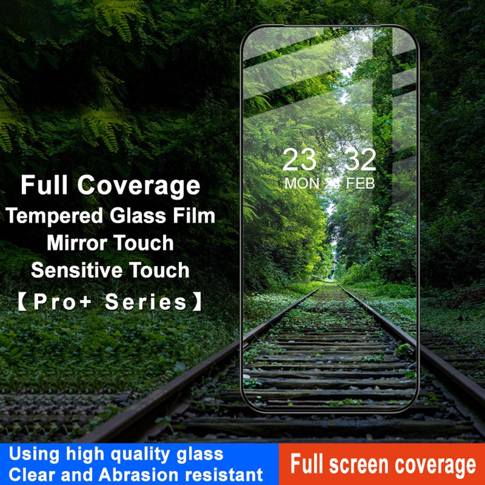 IMAK Pro+ Series For Google Pixel 9a Tempered Glass Full Screen Protector Sensitive Touch Film