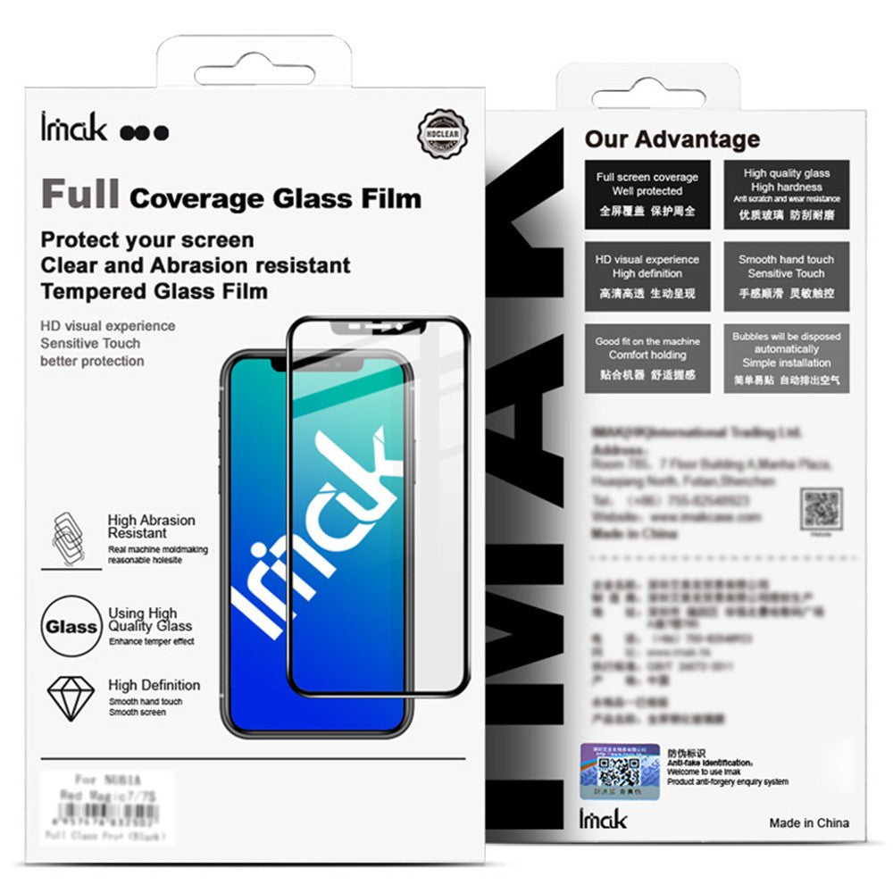 IMAK Pro+ Series For Google Pixel 9a Tempered Glass Full Screen Protector Sensitive Touch Film