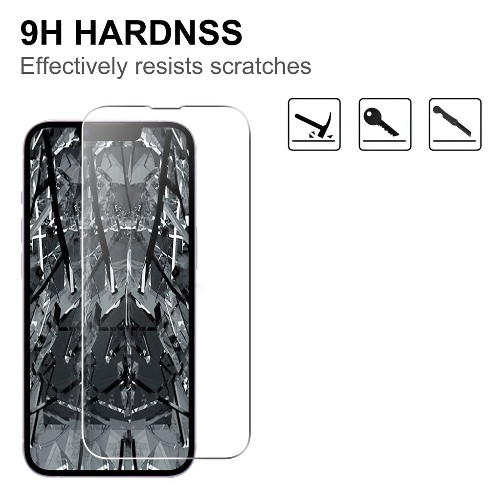 For iPhone 17e / 16e Screen Protector HD Tempered Glass Film 2.5D