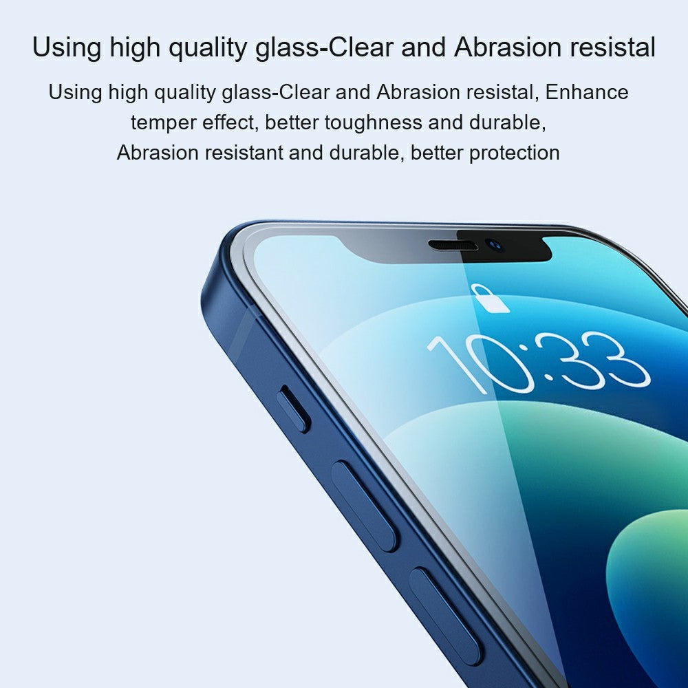 AMORUS Panzerglasfolie für iPhone 17 Pro – 2.5D Arc, 9H Härte, Hoch-Aluminium-Silikatglas