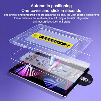 For Samsung Galaxy Tab A11 / A11 / A9 Screen Protector Tempered Glass HD Film with Automatic Dust Removal Tool