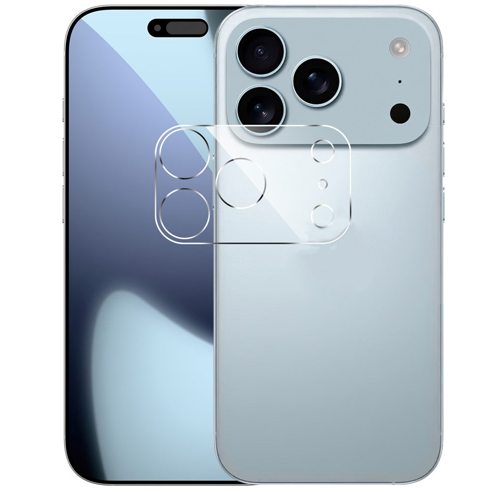 For iPhone 17 Pro Max Camera Lens Protector Arc Edge Clear Tempered Glass Film